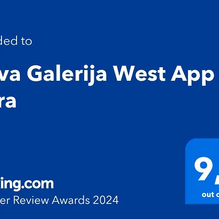 Nova Galerija West App Dora- Parking In Garage